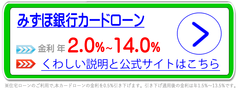 みずほ銀行カードローン
